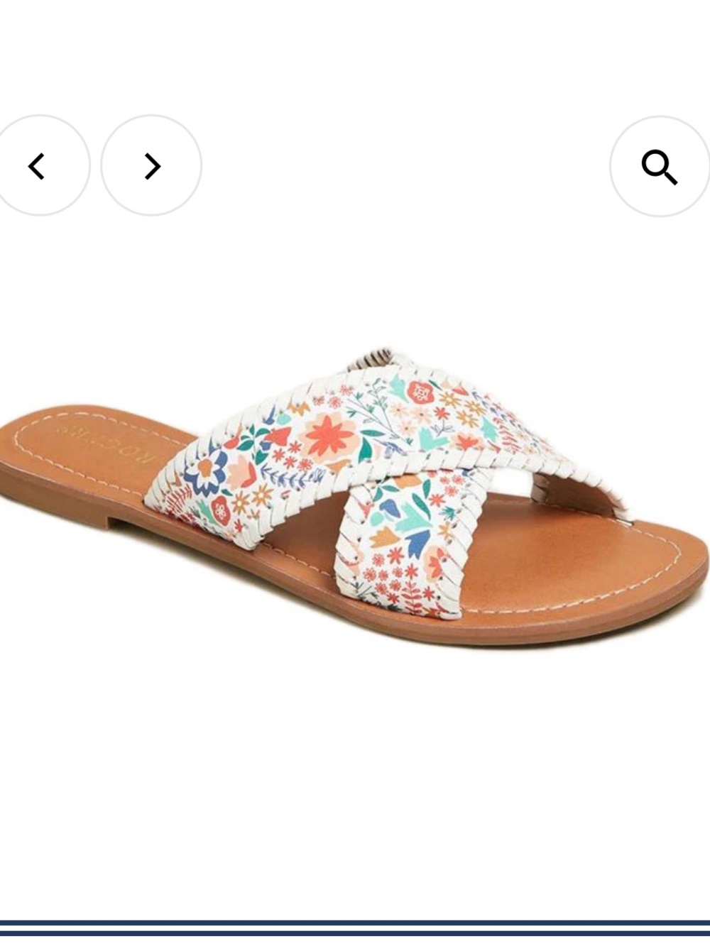 Sloane X-Band Icon Floral Sandal by Jack Rogers